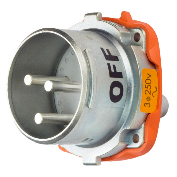 39-68172-K07 - DR100 INLET METAL SIZE 4 TYPE 3R 2P+G 100A 250 VAC 60 Hz NO AUX